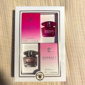 Versace Bright Crystal & Bright Crystal Absolu perfume pack (mini)
